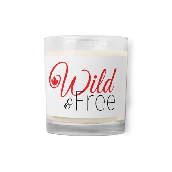 "Wild & Free" Glass jar soy wax candle