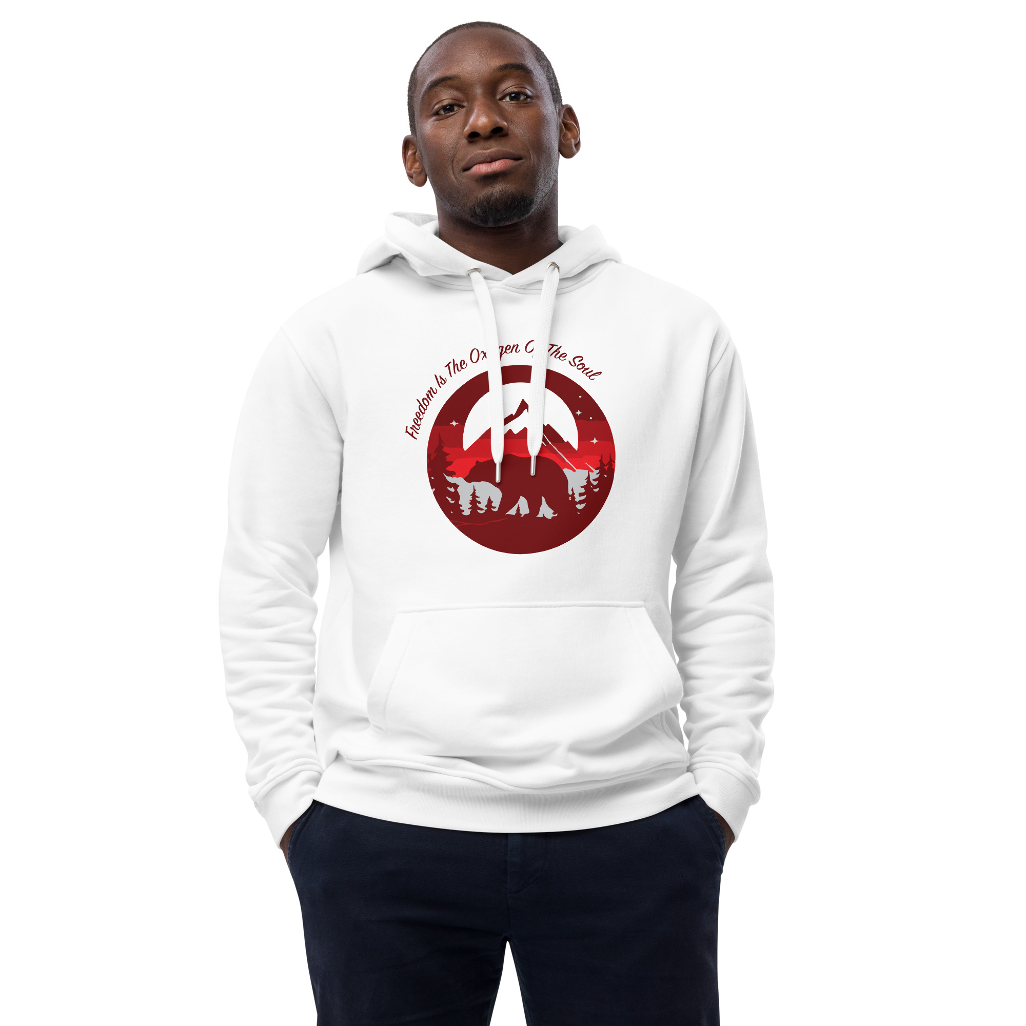 "Oxygen of the Soul" Hoodie - Light - Image 2