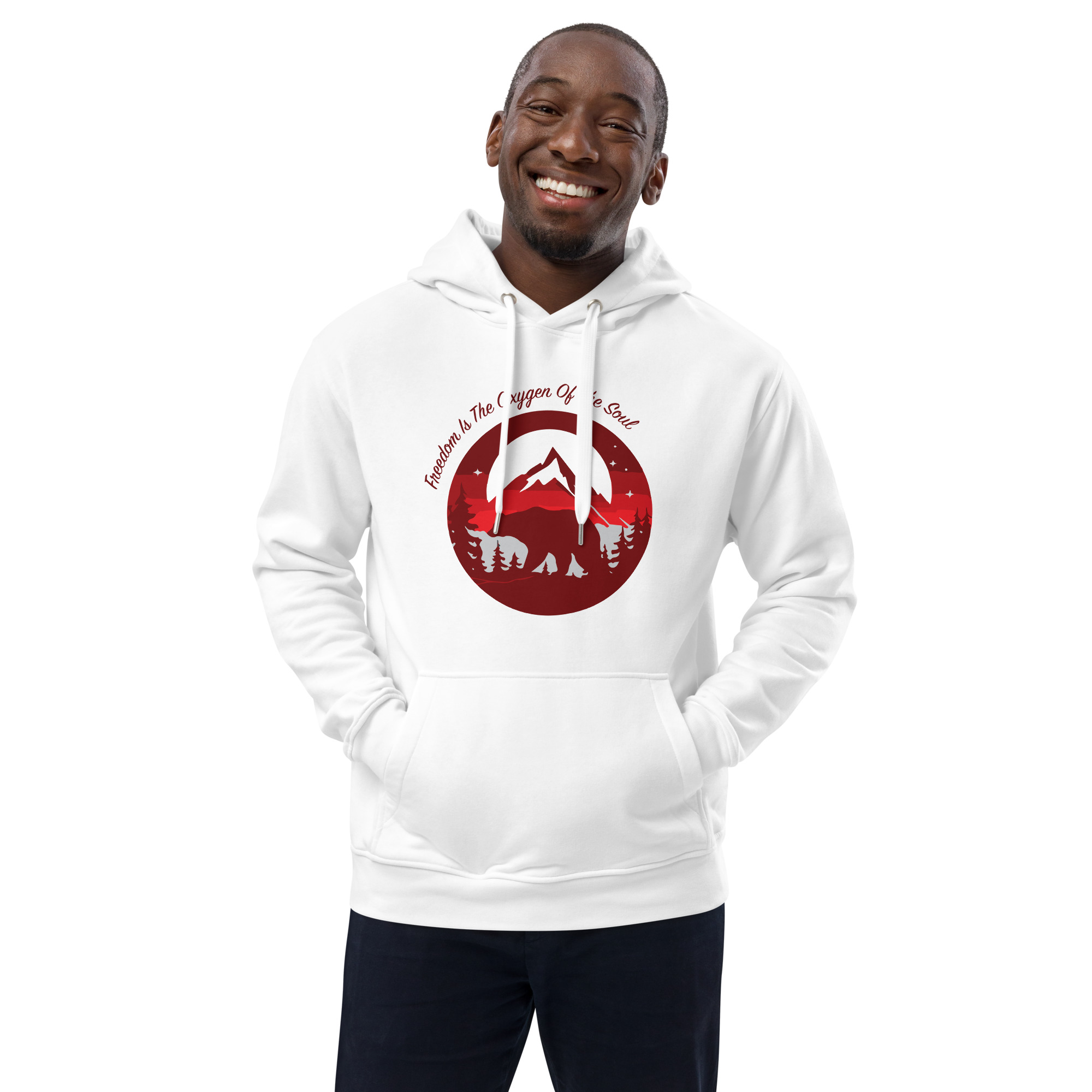 "Oxygen of the Soul" Hoodie - Light