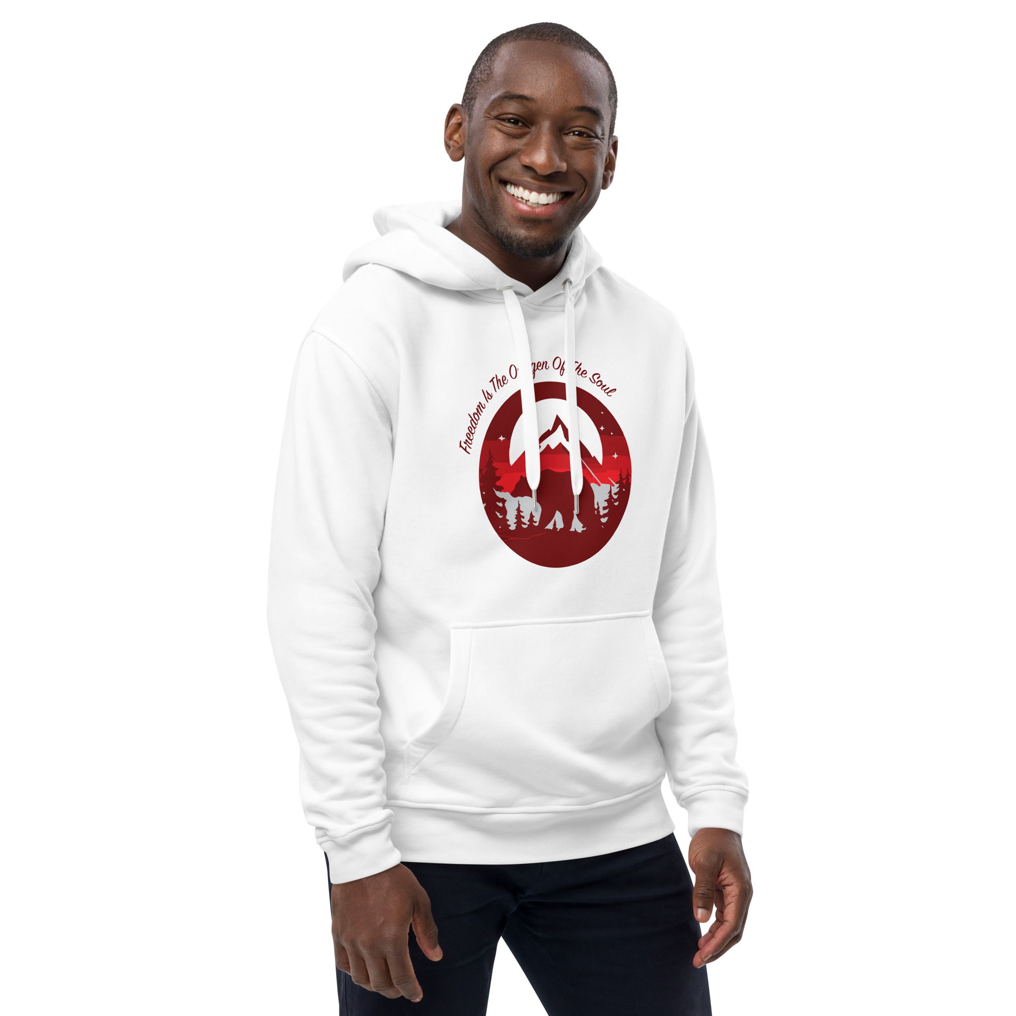 "Oxygen of the Soul" Hoodie - Light - Image 5