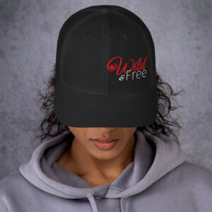"Wild & Free" Trucker Cap - Dark