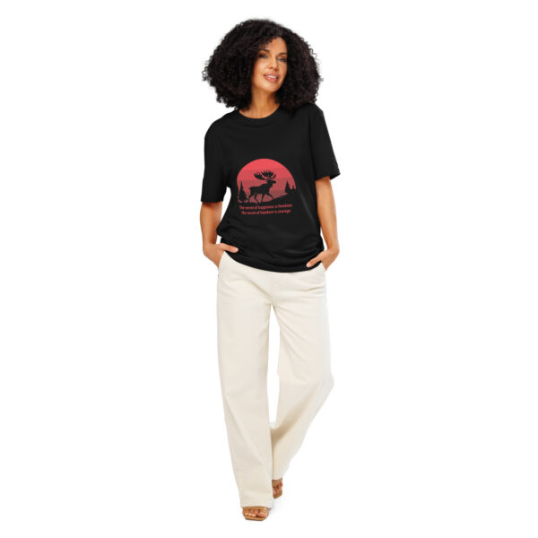 "Freedom is Courage" T-shirt - Dark