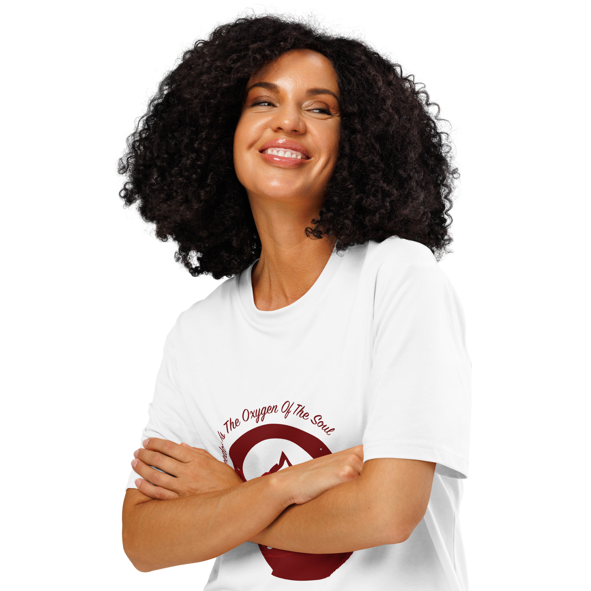 "Oxygen of the Soul" T-shirt - Light - Image 5